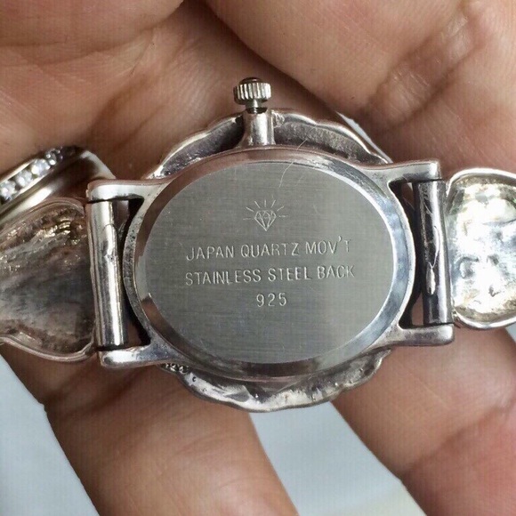 🖤Antique Silver 💕& Marcasite Watch